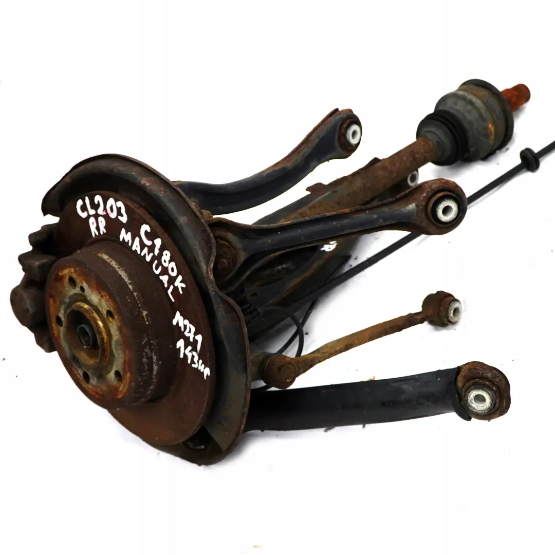  Mercedes-Benz C W203 C 180 K Schwenklager Radnabe Radträger Hinten Rechts - SKU A2033504008-2 - Teilenummer A2033504008