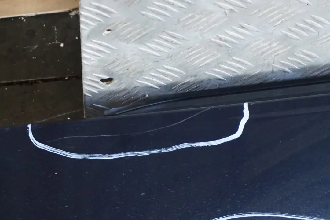 BMW E65 Listello Portiera Apertura Gonna Destra Blu Toledo Metallizzato - SKU 0140038-TDB - Numero di parte 0140038
