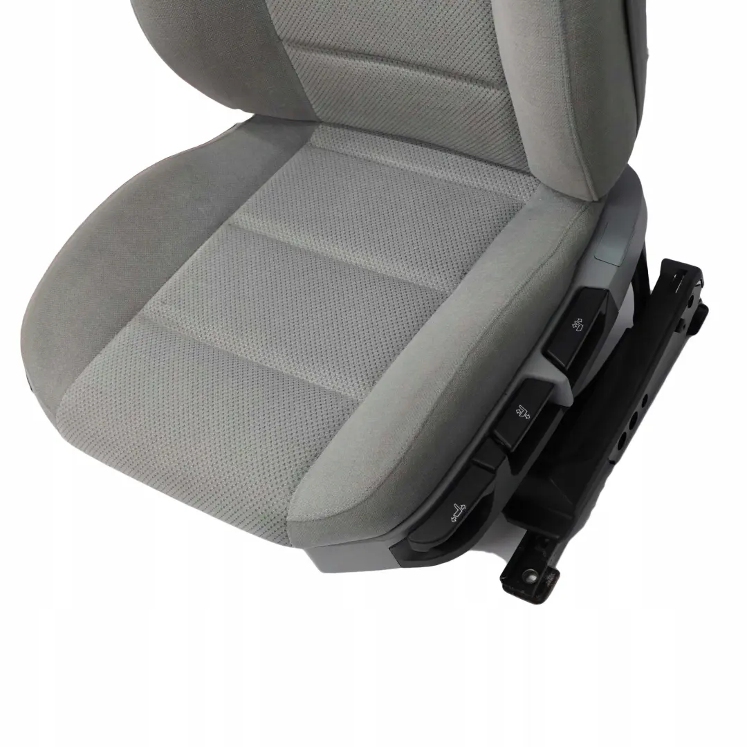 BMW 3 er E36 Limousine Touring Kombi Vorne Links Sitz Stoff Flock Pique Grau - SKU 8201687 - Teilenummer 8201687