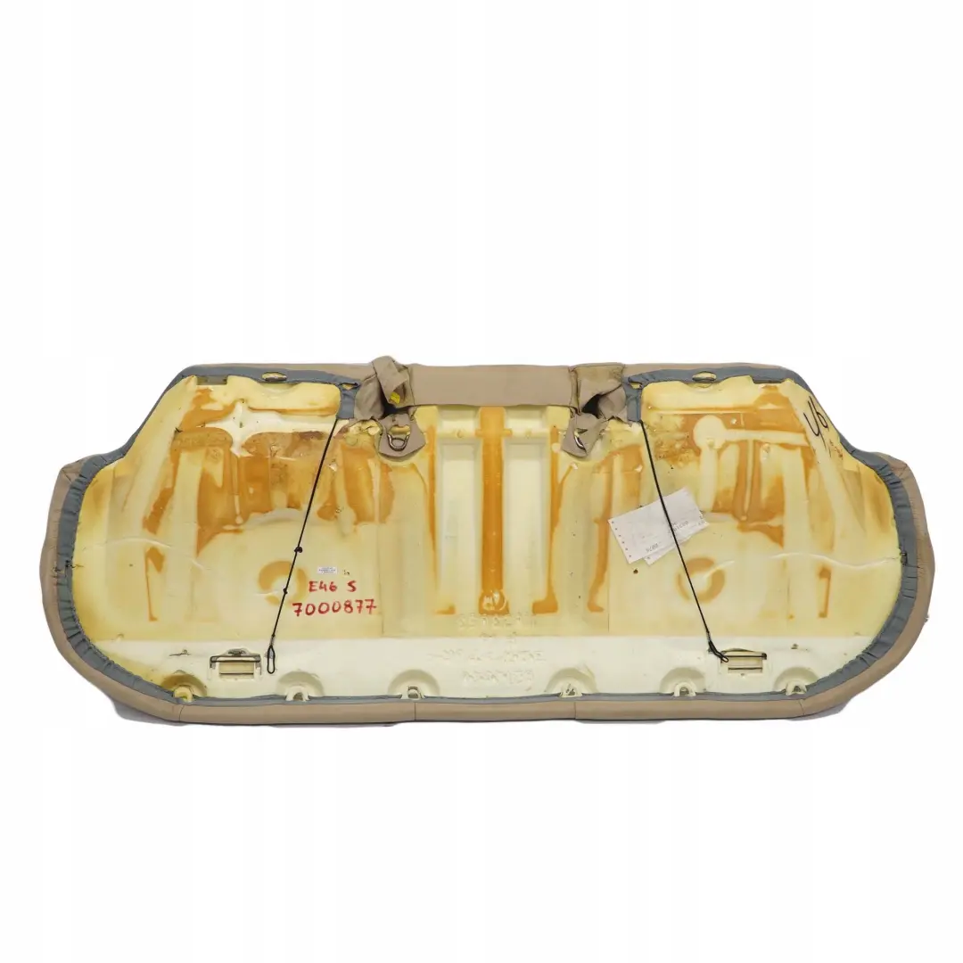 Rücksitz Innenrücksitzbank Bezug Leder Beige Montana für BMW 3 E46 Limousine mit Teilenummer 7000877 BMW 3 E46 Limousine Rücksitz Innenrücksitzbank Bezug Leder Beige Montana - SKU 7000877 - Teilenummer 7000877