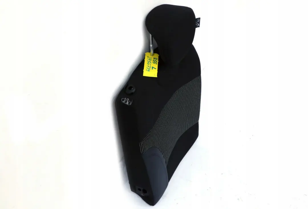 Left N/S Cloth Leather Seat Cushion Backrest Black to BMW Mini Clubman R55 Rear with Part number 2756739 BMW Mini Clubman R55 Rear Left N/S Cloth Leather Seat Cushion Backrest Black - SKU 2756739 - Part number 2756739