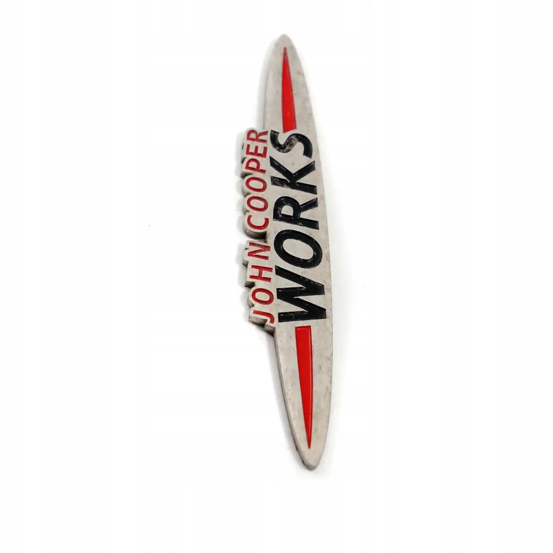 Mini Cooper S JCW John Cooper Works Emblema Logo Sello Insignia - SKU JCW-Emblem - Número de pieza JCW Emblem