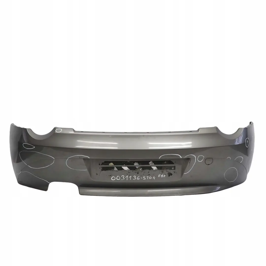 Bumper Trim Panel Sterlinggrau Sterling Grey 472 to BMW Z4 E85 Convertible 4 Rear with Part number 0031136 BMW Z4 E85 Convertible 4 Rear Bumper Trim Panel Sterlinggrau Sterling Grey 472 - SKU 0031136-STG4 - Part number 0031136