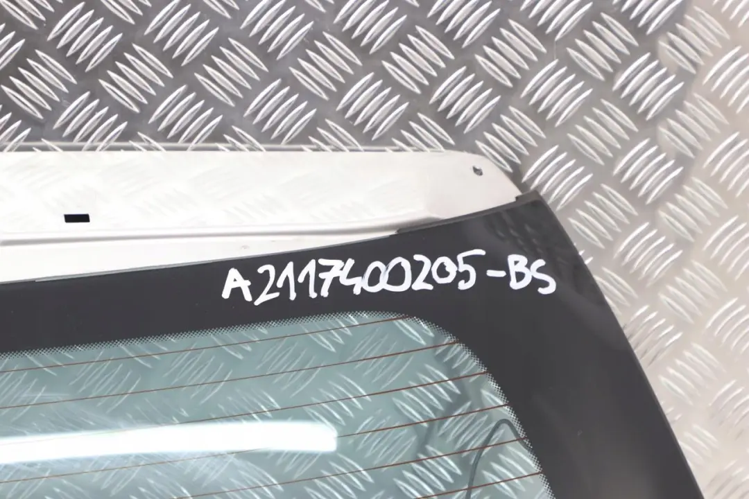 Class S211 Touring Boot Trunk Lid Tailgate Brilliant Silver - 744U to Mercedes E with Part number A2117400205 Mercedes E Class S211 Touring Boot Trunk Lid Tailgate Brilliant Silver - 744U - SKU A2117400205-BS - Part number A2117400205
