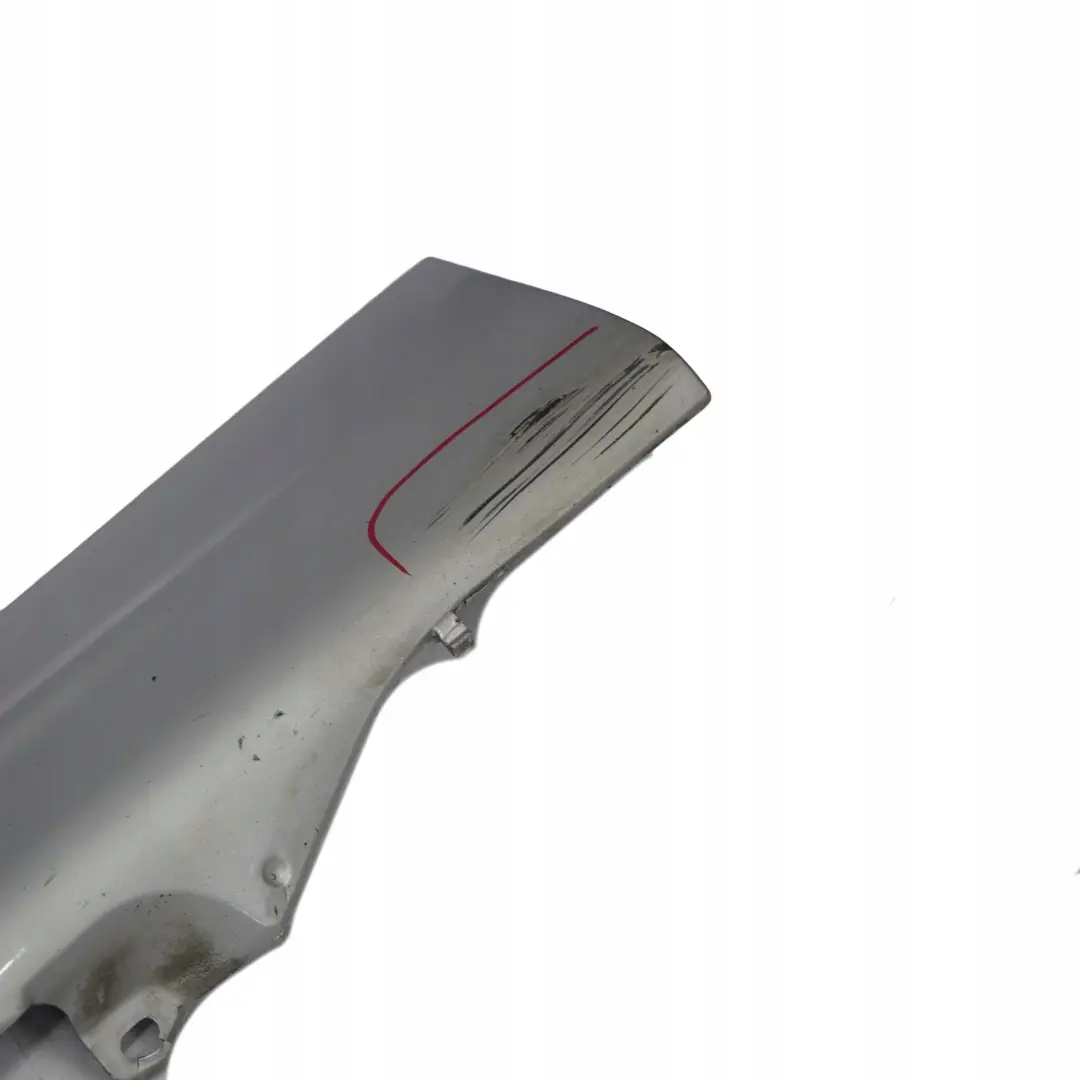 BMW E46 Limousine Touring Listello Portiera Gonna SX Argento-Titanio - 354 - SKU 9071633-TS1 - Numero di parte 9071633