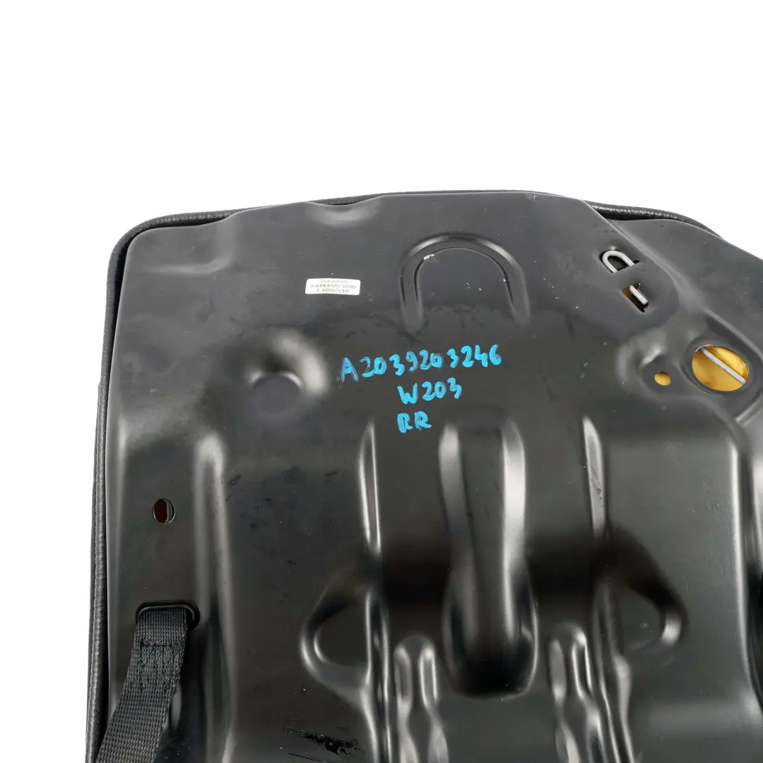  Mercedes-Benz W203 Saloon Estate Rear Right Seat O/S Cushion Cover Cloth Black - SKU A2039203246 - Part number A2039203246