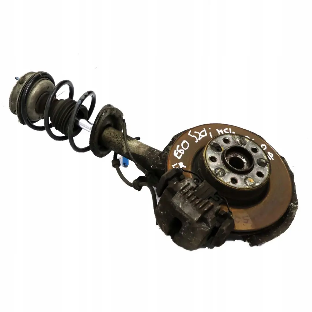 BMW 5 E60 520i M54 Front Right O/S Spring Strut Hub Leg Brake Caliper Disc Set - SKU 6764458-1 - Part number 6764458