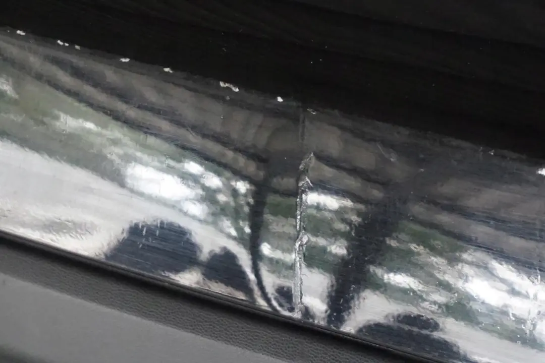 Bumper Trim Panel Obsidian Black - 197U to Mercedes CLC CL203 Rear with Part number A2038801540 Mercedes CLC CL203 Rear Bumper Trim Panel Obsidian Black - 197U - SKU A2038801540-OB - Part number A2038801540