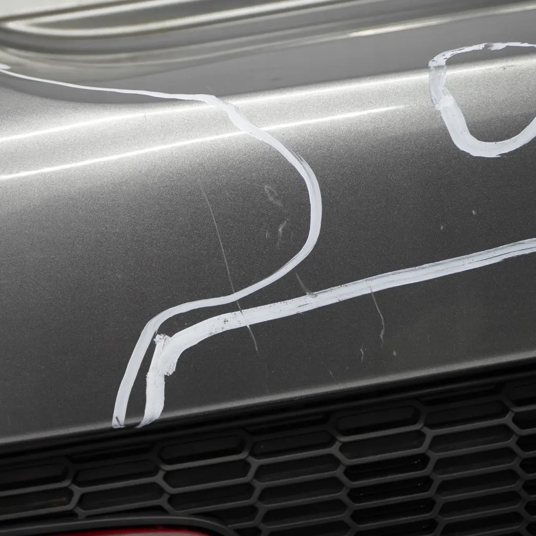 Complete Rear Bumper Trim Panel Dark Silver to Mini Cooper S R56 R57 with Part number 0430252 Mini Cooper S R56 R57 Complete Rear Bumper Trim Panel Dark Silver - SKU 0430252-DS6 - Part number 0430252