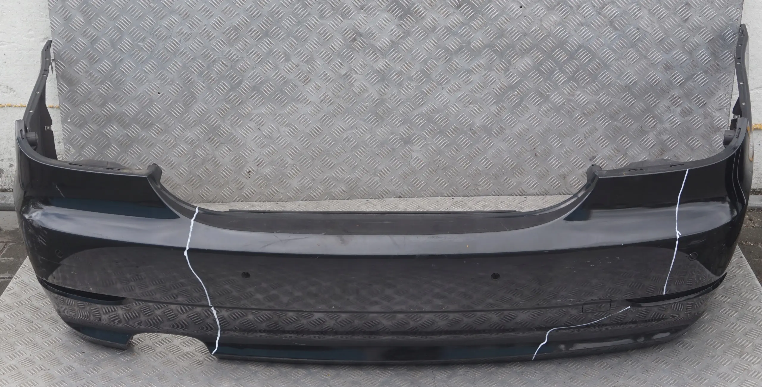 BMW 5 Series E60 2 Saloon Rear Bumper PDC Black Sapphire Metallic 475