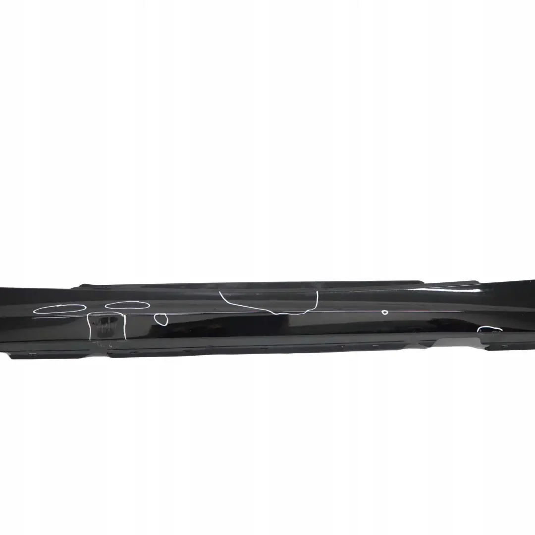 BMW E81 E82 E88 Nakładka próg prawy schwarz II - SKU 0036142-SCH7 - Numer Części 0036142