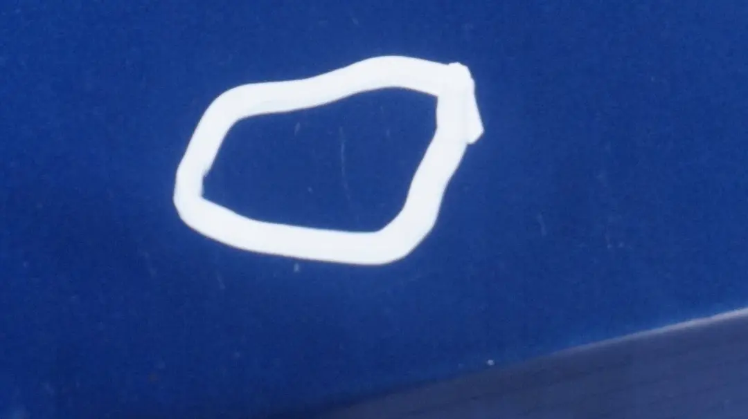 BMW 3 Series E92 E93 Rear Bumper Panel PDC Montegoblau Blue - A51 - SKU 0034474-MTB - Part number 0034474