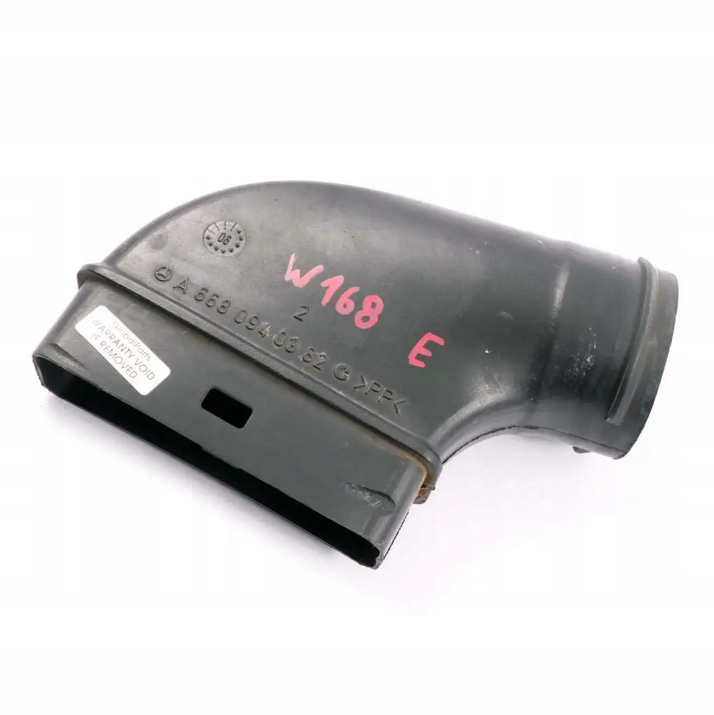 Mercedes-Benz Clase A W168 Diesel Filtro De Aire Carcasa Manguera Tubo Bota para con número de pieza A6680940382 Mercedes-Benz Clase A W168 Diesel Filtro De Aire Carcasa Manguera Tubo Bota - SKU A6680940382 - Número de pieza A6680940382