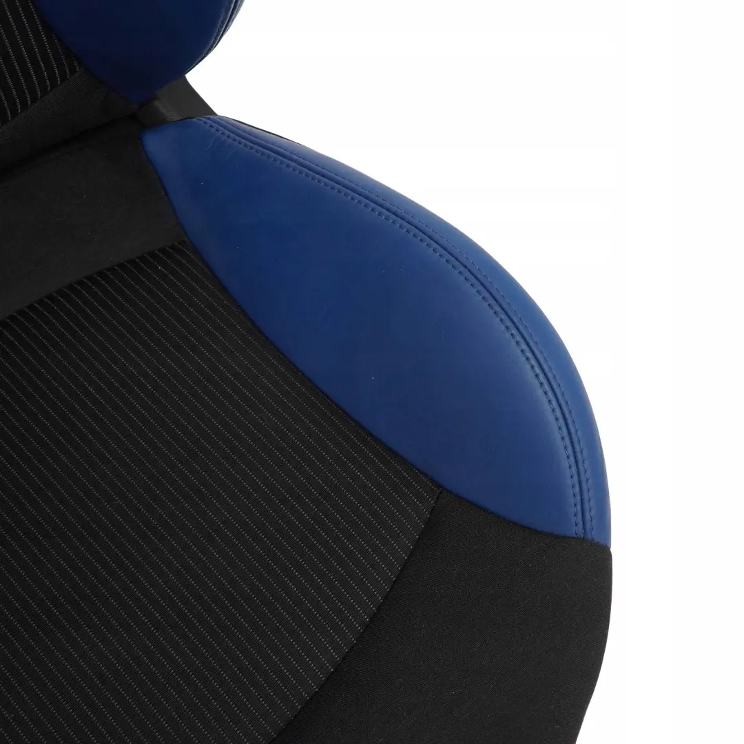 Sedile Sportivo Sport Resto Tessuto/Pelle Frontale Dx Blu per Mini Cooper R56 R57 con numero di parte 7242358 Mini Cooper R56 R57 Sedile Sportivo Sport Resto Tessuto/Pelle Frontale Dx Blu - SKU 7242358-2 - Numero di parte 7242358