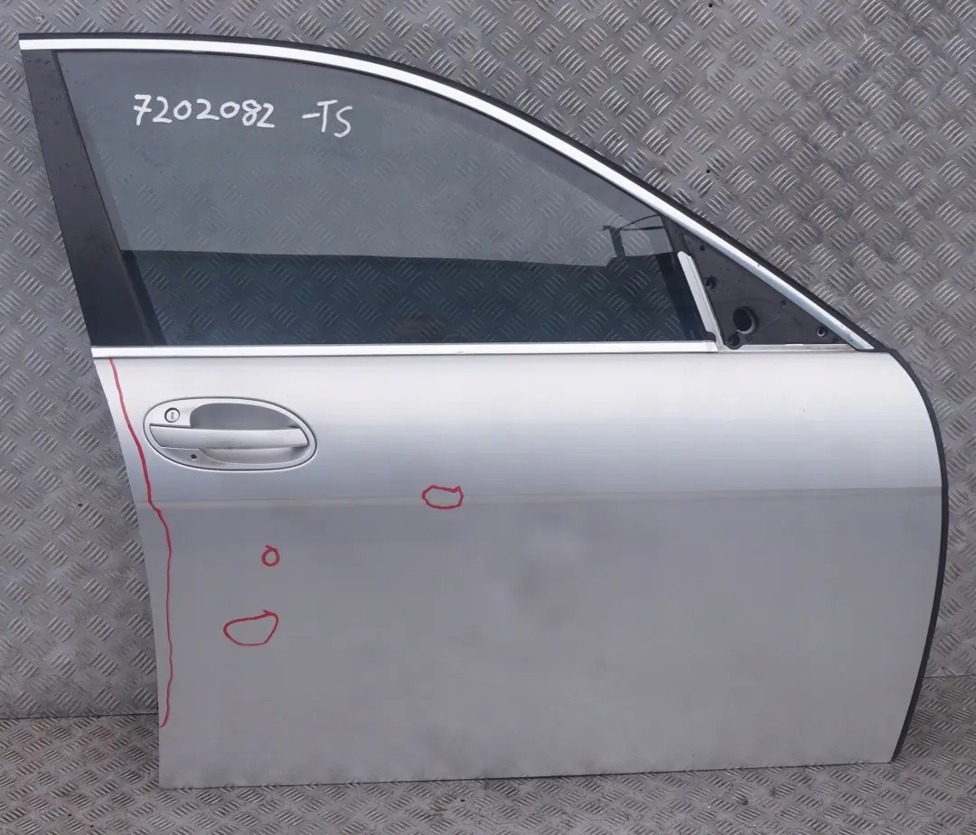 BMW E65 E66 Porte avant Droite Argent Titane Argent Metallise - SKU 7202082-TS - Numéro de pièce 7202082