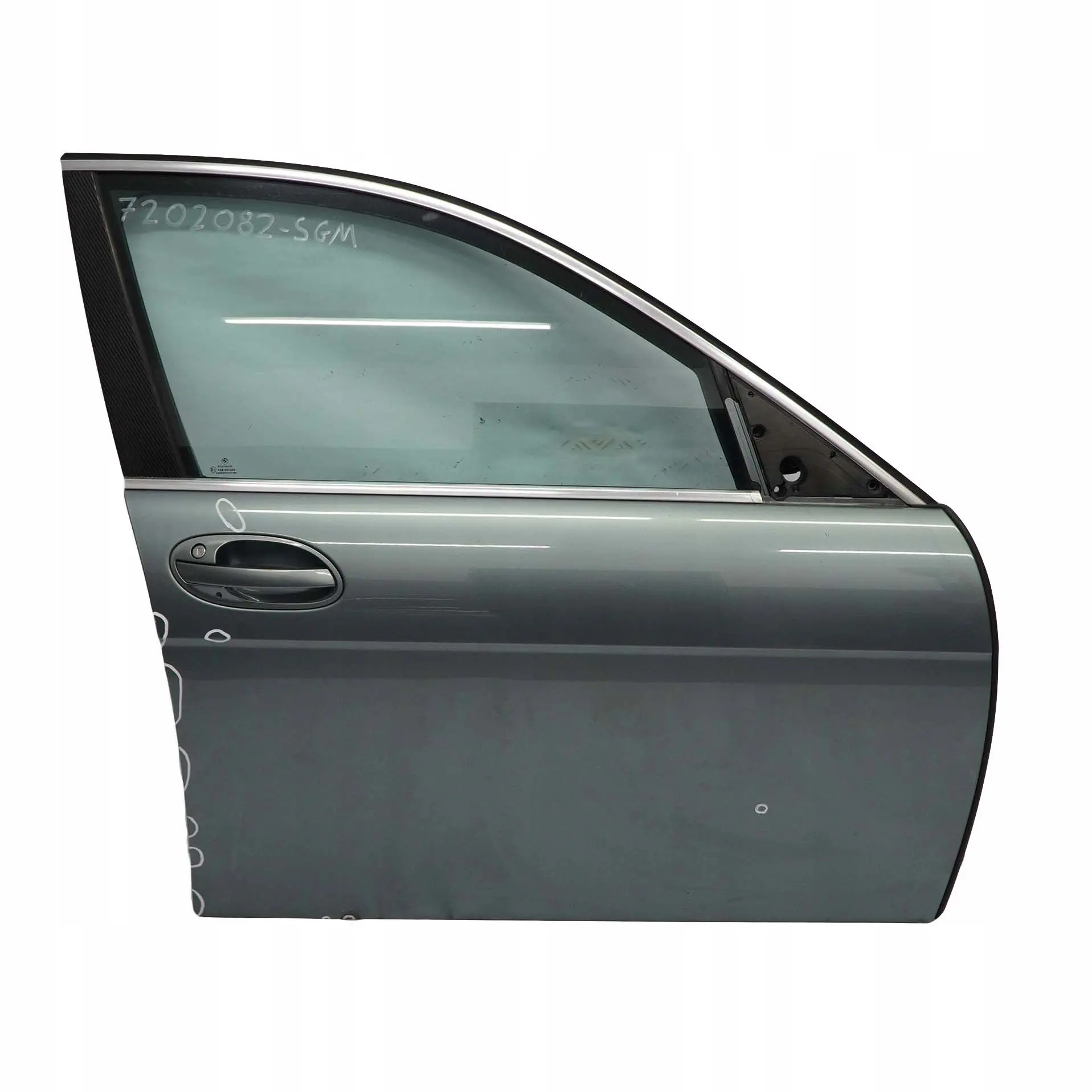 BMW E65 E66 Puerta Delantera Derecha Schiefergruen Verde Pizarra - 449