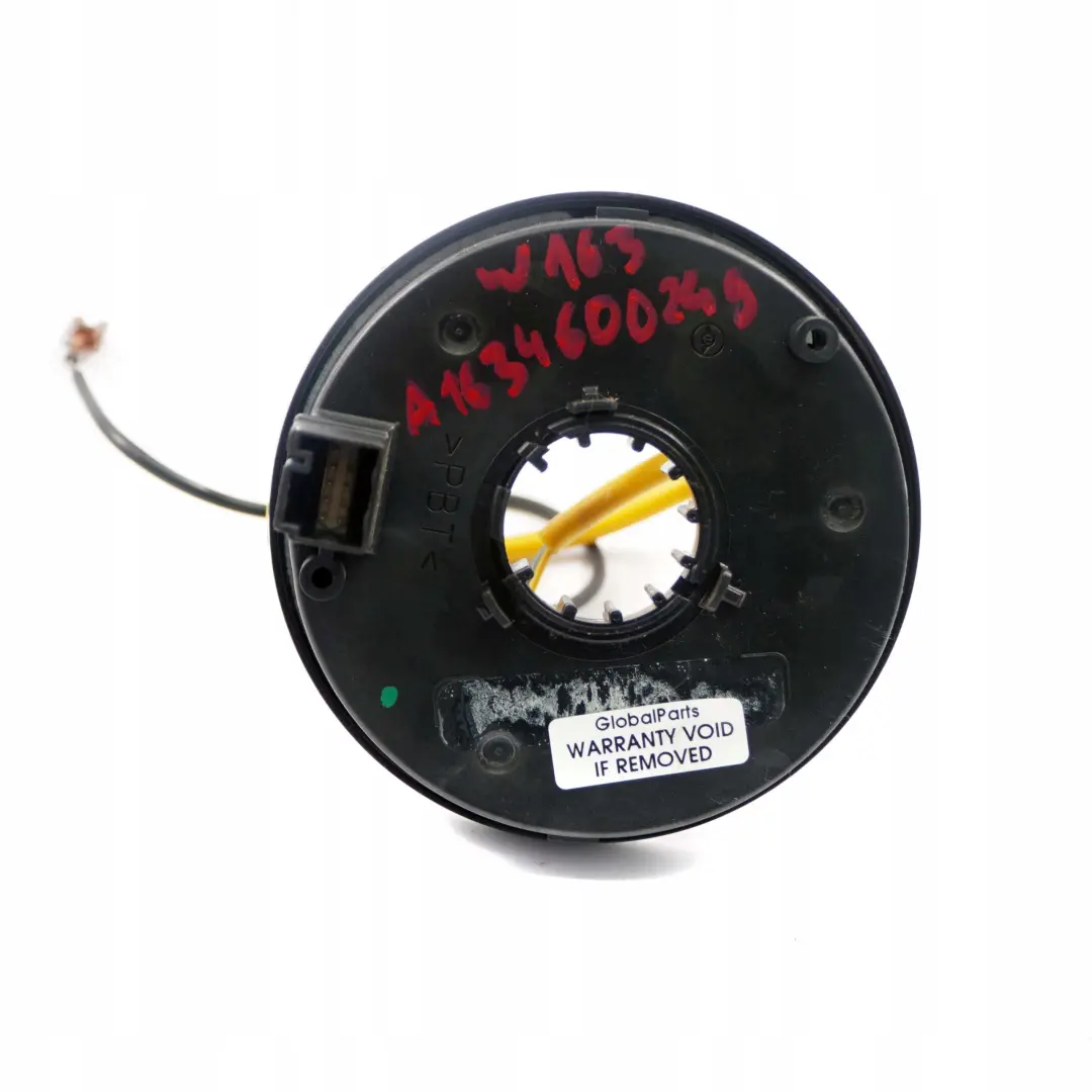Mercedes-Benz M-Class ML W163 Steering Airbag Slip Ring to with Part number A1634600249 Mercedes-Benz M-Class ML W163 Steering Airbag Slip Ring - SKU A1634600249 - Part number A1634600249
