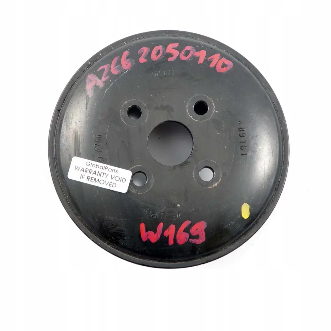 Mercedes-Benz B Classe W169 W245 M266 Pompa Acqua Puleggia per con numero di parte A2662050110 Mercedes-Benz B Classe W169 W245 M266 Pompa Acqua Puleggia - SKU A2662050110 - Numero di parte A2662050110