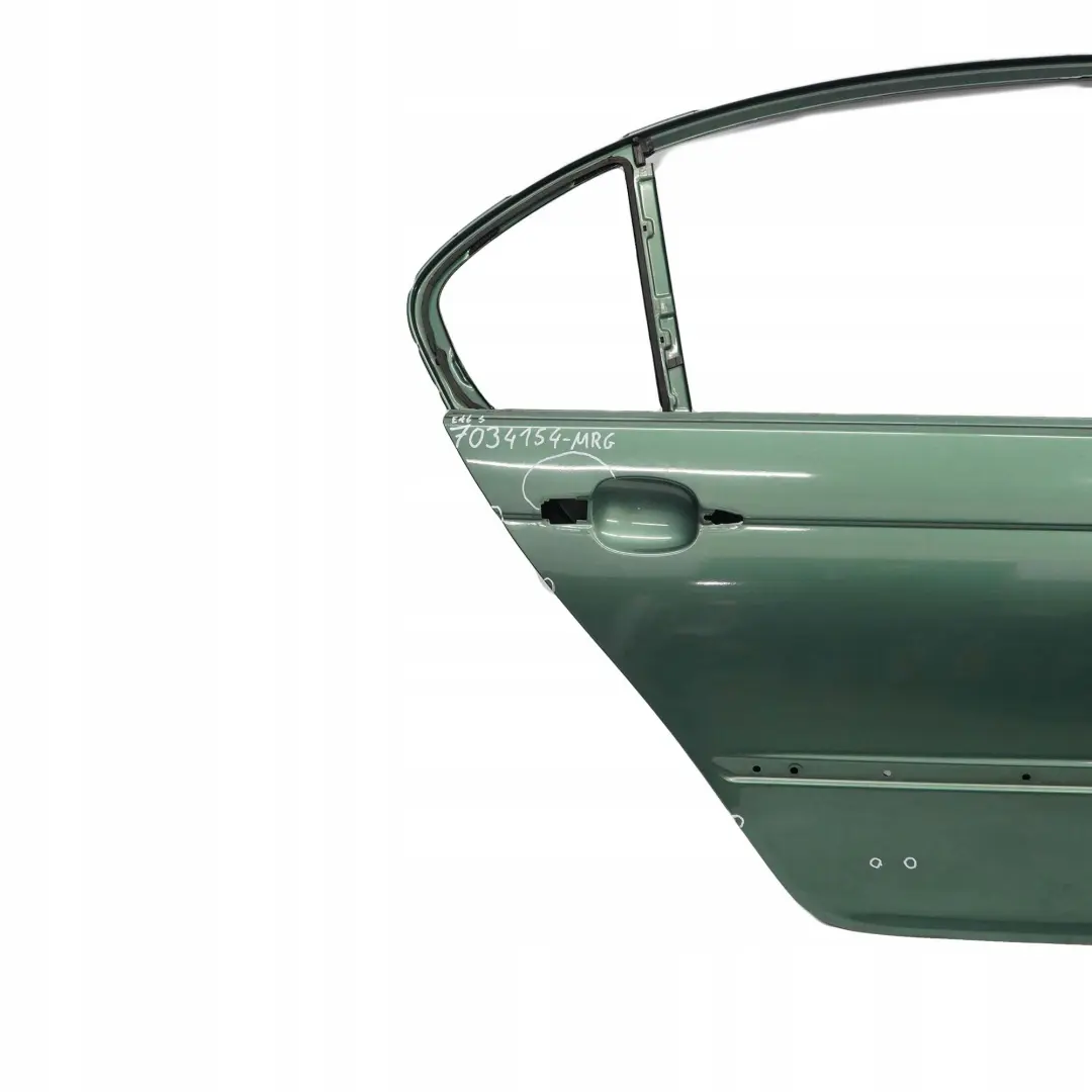 BMW E46 Berline Porte Arriere Droite Meer Vert Mer Vert Metallique - 393 - SKU 7034154-MRG - Numéro de pièce 7034154