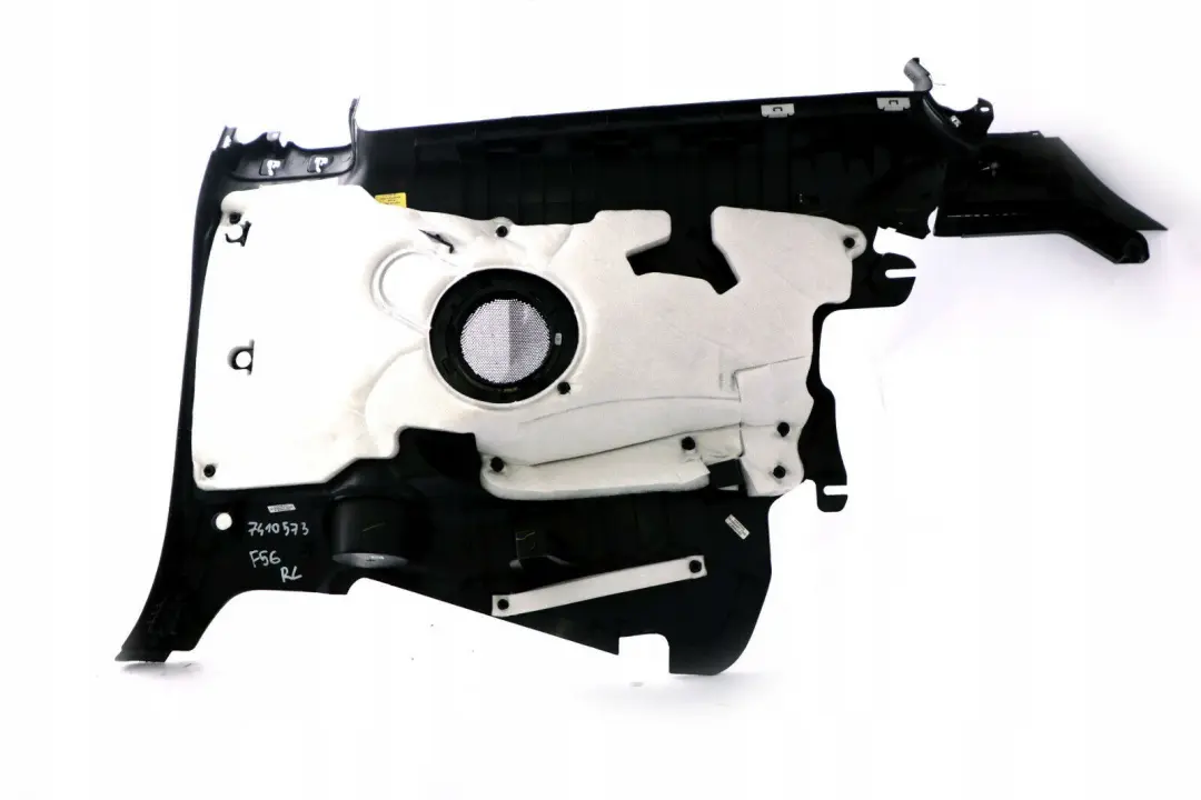 *Mini Cooper One F56 Seitenverkleidung Hinten Links Hi-Fi Carbon Black Schwarz für mit Teilenummer 7410573 *Mini Cooper One F56 Seitenverkleidung Hinten Links Hi-Fi Carbon Black Schwarz - SKU 7410573 - Teilenummer 7410573