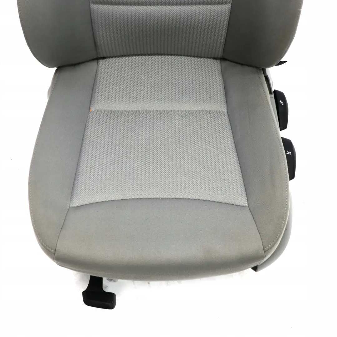 BMW E90 E91 LCI Cloth Fabric Vertex Interior Front Left N/S Seat Grey Lumbar - SKU 7212157-3 - Part number 7212157