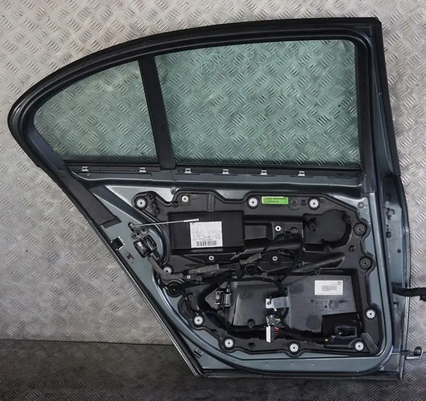 BMW 7 Series E65 Door Rear Left N/S Titangrau Titan Grey Metallic - A36 - SKU 7202083-TGR - Part number 7202083