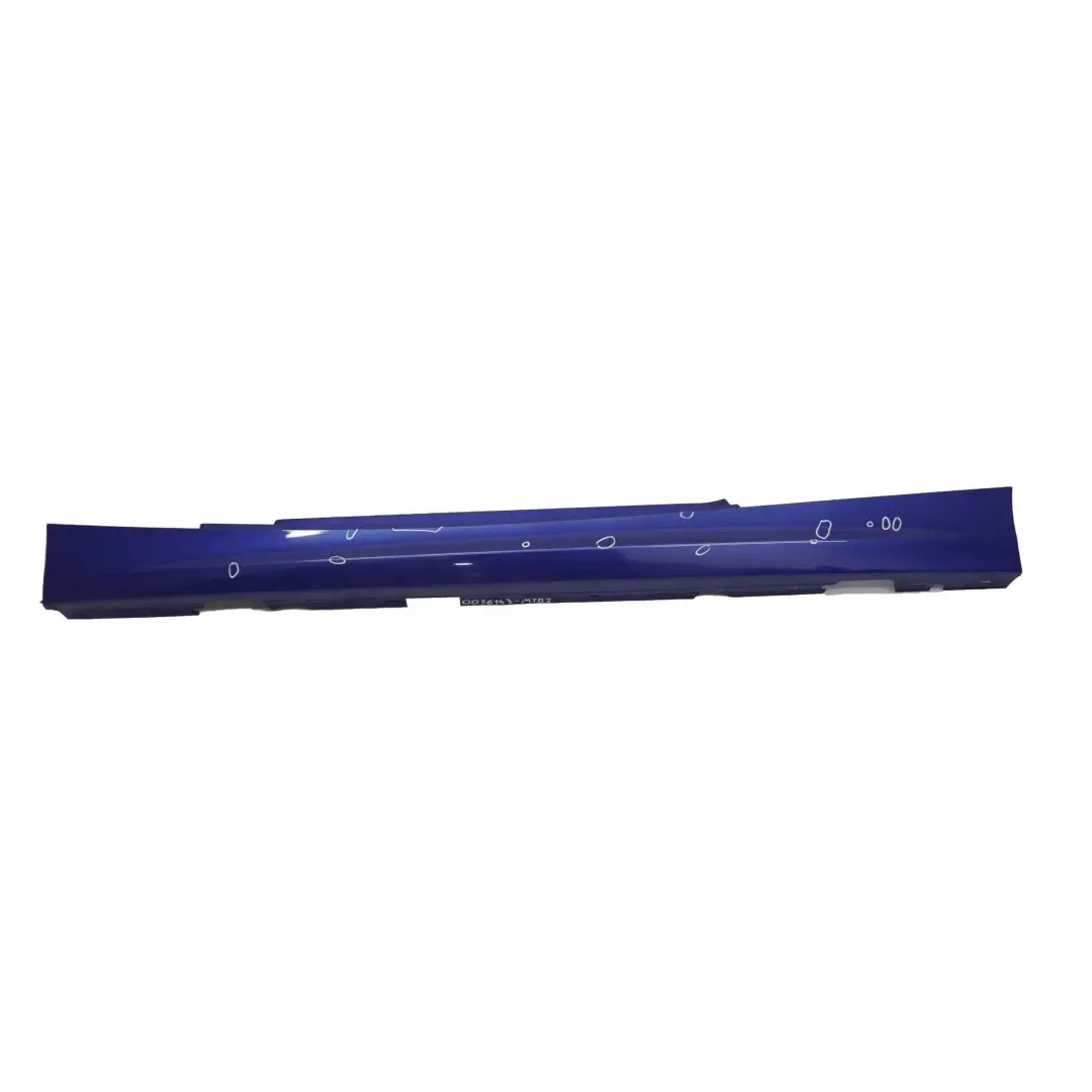 BMW E81 E82 E88 2 Sill Strip Faldon Lateral Izquierdo Montegoblau Azul - A51 - SKU 0036143-MTB2 - Número de pieza 0036143