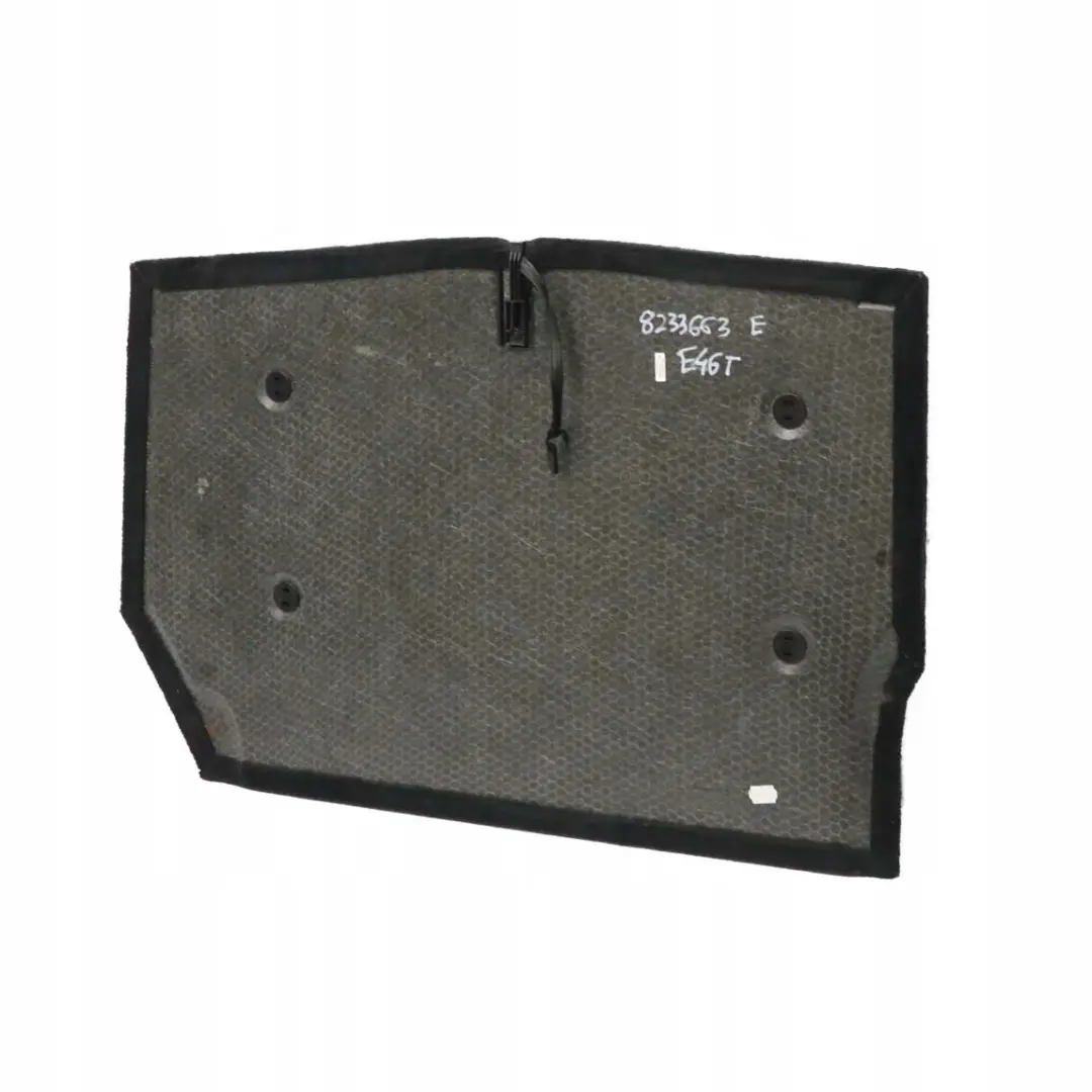 Boot Trunk Luggage Compartment Floor Panel Mat to BMW 3 E46 Touring with Part number 8233663 BMW 3 E46 Touring Boot Trunk Luggage Compartment Floor Panel Mat - SKU 8233663 - Part number 8233663