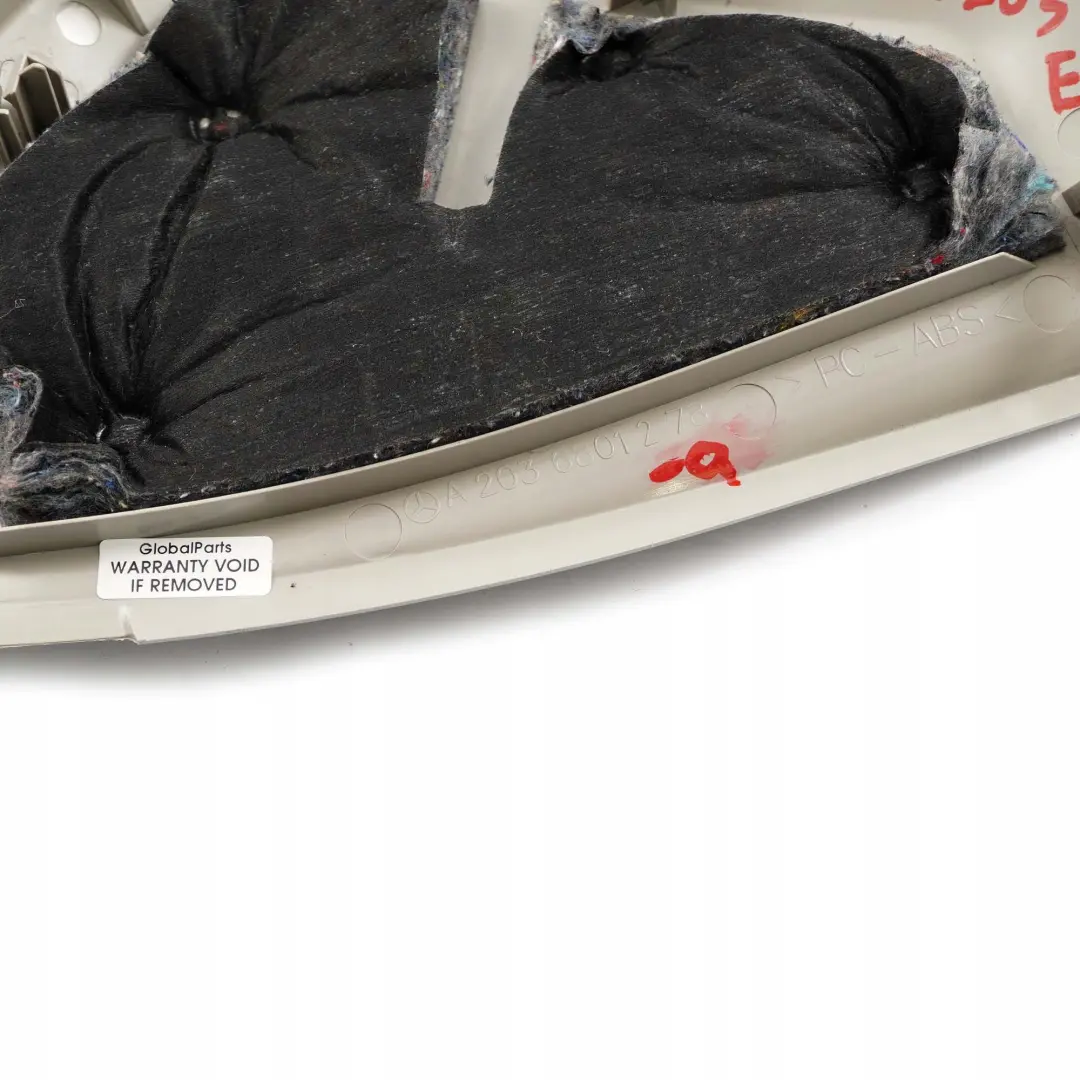 Mercedes Clase CLC CL203 W203 Embellecedor Salpicadero Tapa Derecha - SKU A2036801278 - Número de pieza A2036801278