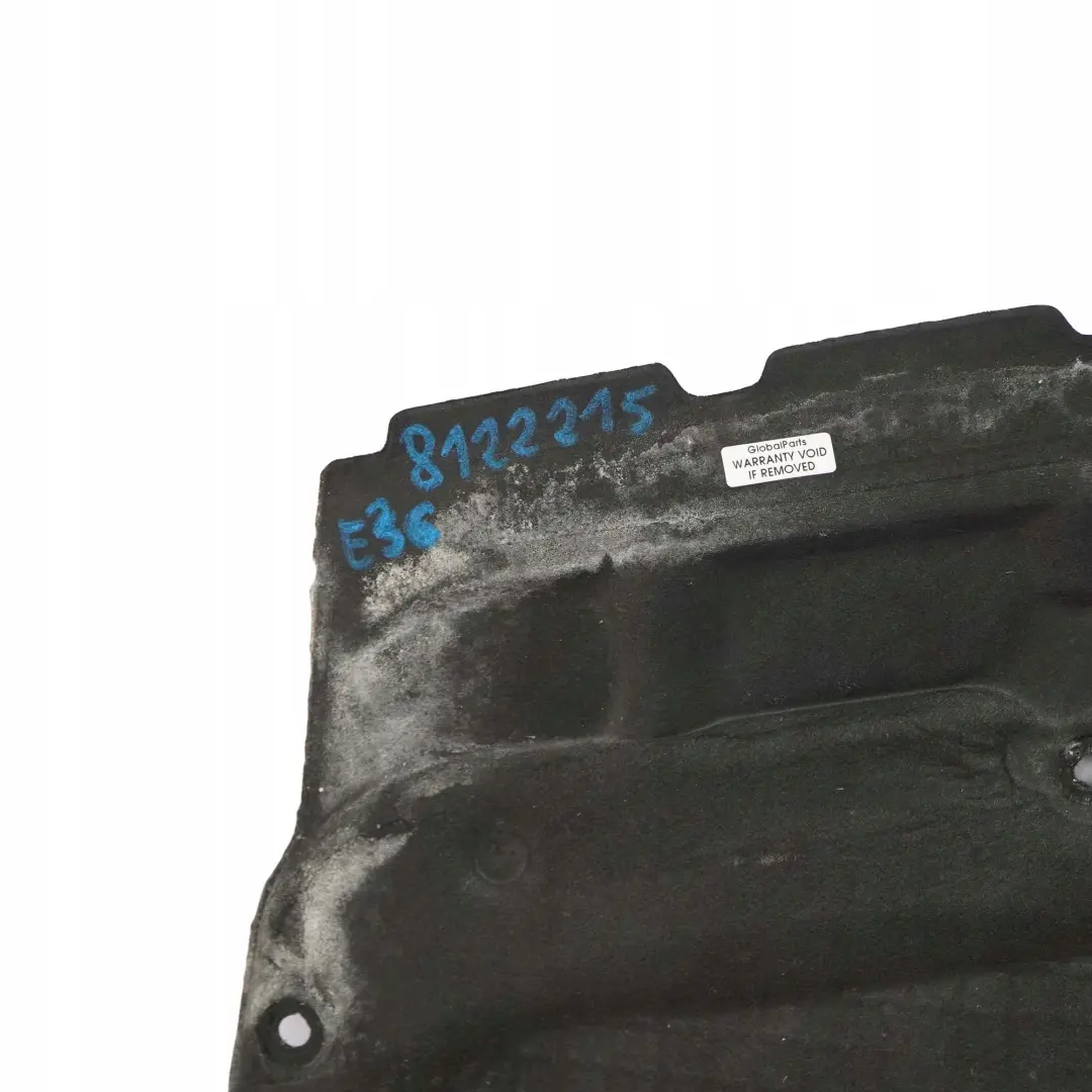 Hood Bonnet Compartment Sound Insulation Cover to BMW 3 E36 Engine with Part number 8122215 BMW 3 E36 Engine Hood Bonnet Compartment Sound Insulation Cover - SKU 8122215 - Part number 8122215