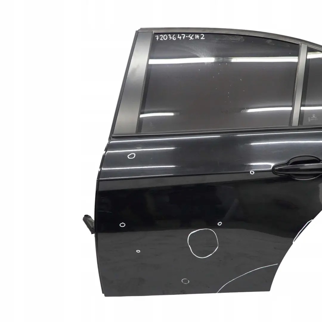 Door Rear Left N/S Schwarz 2 Black - 668 to BMW 3 Series E90 Saloon with Part number 7203647 BMW 3 Series E90 Saloon Door Rear Left N/S Schwarz 2 Black - 668 - SKU 7203647-SCH2 - Part number 7203647