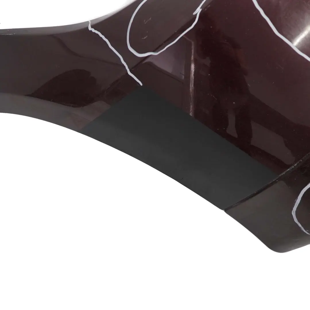 BMW 3 E90 E91 Front Bumper Trim Panel Complete Barberarot Barbera Red - A39 - SKU 0033167-BAR - Part number 0033167