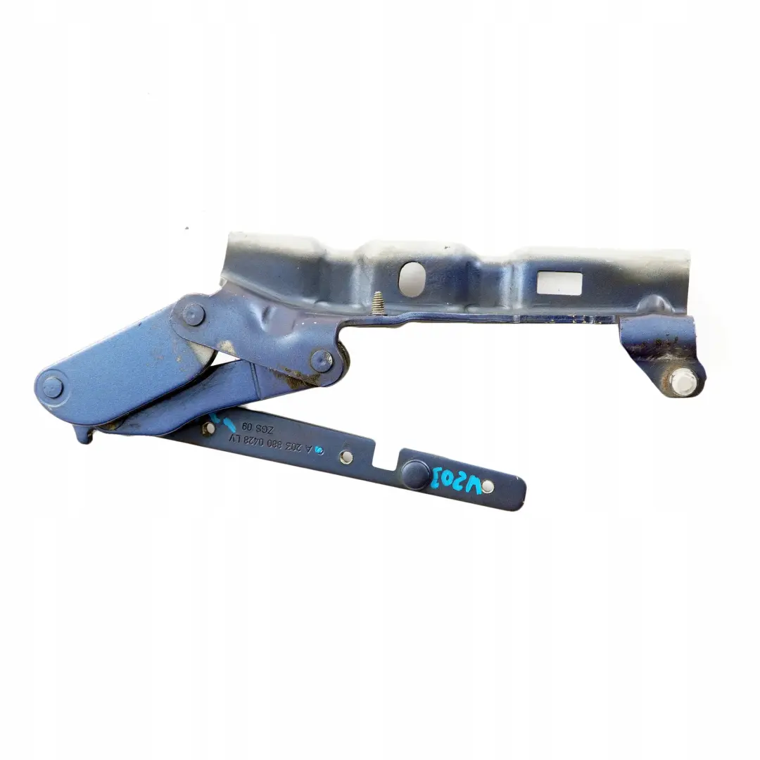  Mercedes-Benz C-Class W203 Hinge Right O/S Bonnet Front Jaspisblau Blue - 345 - SKU A2038800428-JAS - Part number A2038800428