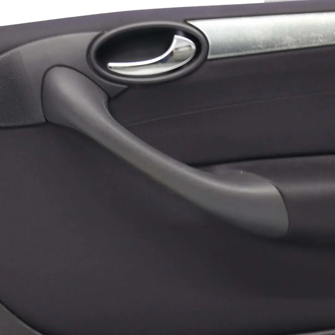 Delantero Derecho Panel De La Tarjeta De Puerta Tela Gris Pizarra para Mercedes W168 con número de pieza A1687206870 Mercedes W168 Delantero Derecho Panel De La Tarjeta De Puerta Tela Gris Pizarra - SKU A1687206870 - Número de pieza A1687206870