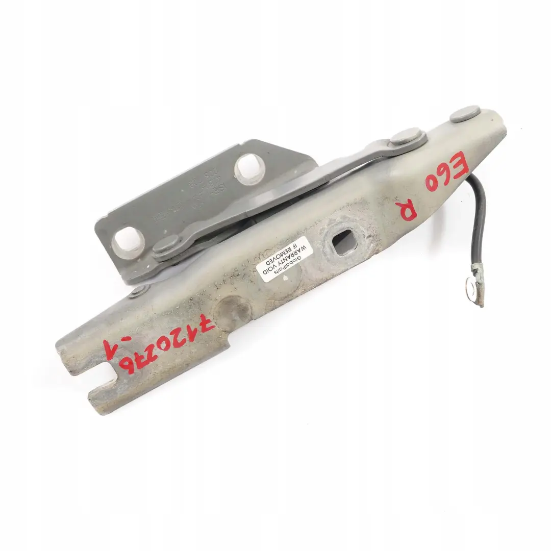 Rabat Charniere Droite Gris Argente - A08 7008728 pour BMW 5 E60 E61 à propos du numéro de pièce 41617120276 BMW 5 E60 E61 Rabat Charniere Droite Gris Argente - A08 7008728 - SKU 7120278-1 - Numéro de pièce 41617120276