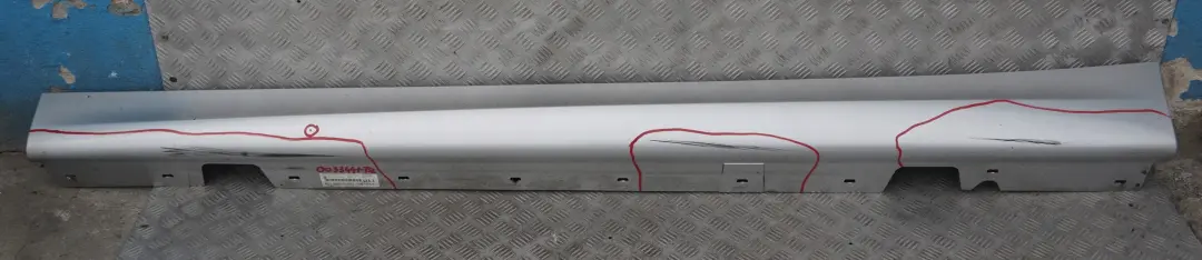 Sill Strip Side Skirt Left N/S Titansilber Silver to BMW 3 SERIES 2 E90 E91 M Sport with Part number 0033441 BMW 3 SERIES 2 E90 E91 M Sport Sill Strip Side Skirt Left N/S Titansilber Silver - SKU 0033441-TS2 - Part number 0033441