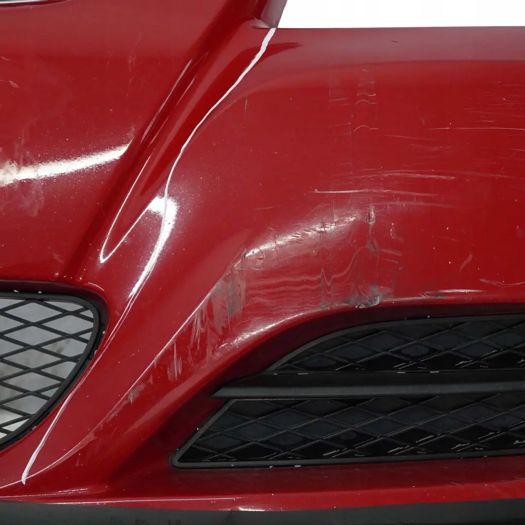 BMW 3 E90 E91 LCI Front Bumper Trim Panel Complete Karmesinrot Crimson Red A61 - SKU 0036837-KAR - Part number 0036838