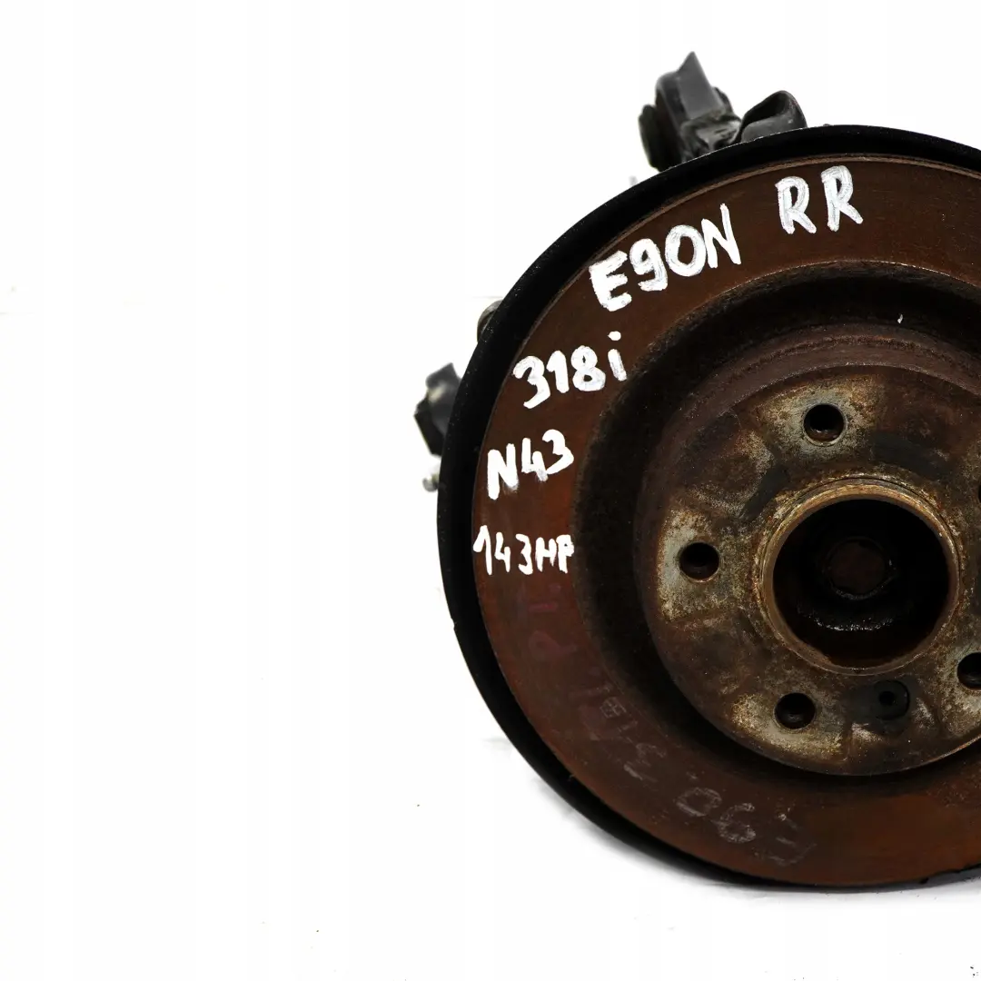 N43 Trasera Derecha Suspension Pierna Rueda Portador Freno Hub para BMW E90 LCI 318i con número de pieza 6783654 BMW E90 LCI 318i N43 Trasera Derecha Suspension Pierna Rueda Portador Freno Hub - SKU 6783654-5 - Número de pieza 6783654