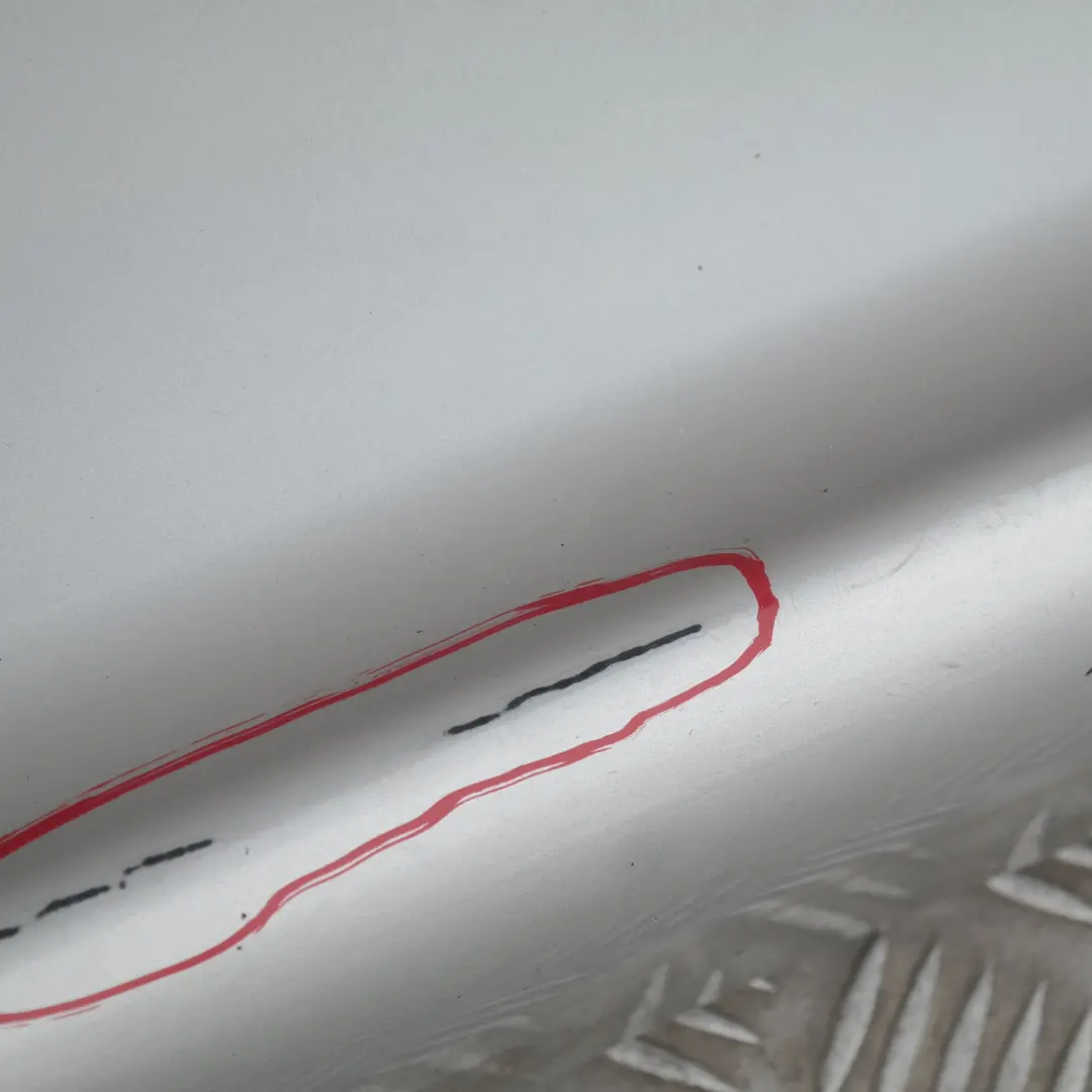 BMW E87 Listello Portiera Apertura Gonna Dx Argento-Titanio Sliber Metallo - SKU 0032948-TS6 - Numero di parte 32948