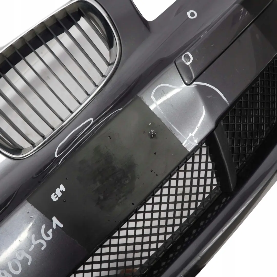 Complete Front Bumper Trim Panel Sparkling Graphite - A22 to BMW 1 E81 E87 LCI 1 with Part number 0035909 BMW 1 E81 E87 LCI 1 Complete Front Bumper Trim Panel Sparkling Graphite - A22 - SKU 0035909-SG1 - Part number 0035909