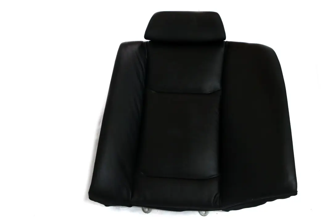 BMW 7 E65 E66 Rear Seat Left N/S Backrest Cover Leather Pearl Black - SKU 7110183 - Part number 7110183