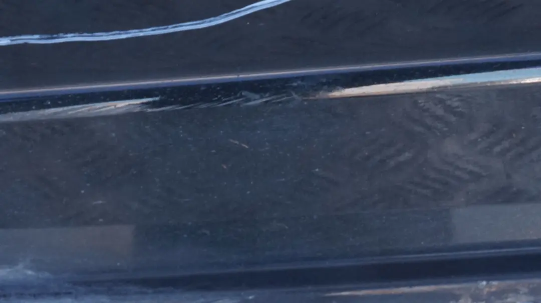 BMW 5 Series E60 E61 Door Sill Side Cover Skirt Left N/S Black Sapphire - 475 - SKU 0150277-BS - Part number 0150277