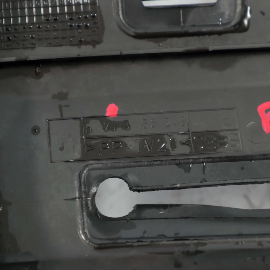 Front Bumper Right O/S Air Intake Baffle Elbow Cooling Duct Channel to BMW 3 E36 with Part number 8156248 BMW 3 E36 Front Bumper Right O/S Air Intake Baffle Elbow Cooling Duct Channel - SKU 8156248 - Part number 8156248