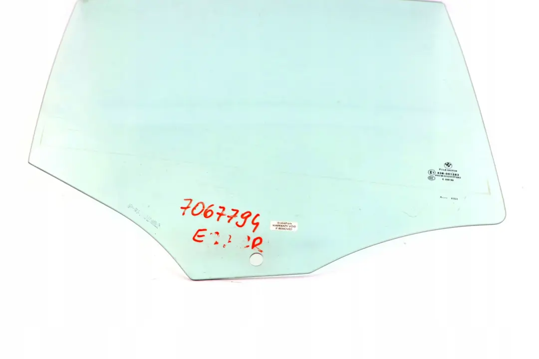 Türscheibe Grün hinten rechts Beifahrerseite für BMW E87 E87N LCi mit Teilenummer 51357067794 BMW E87 E87N LCi Türscheibe Grün hinten rechts Beifahrerseite - SKU 7067794 - Teilenummer 51357067794