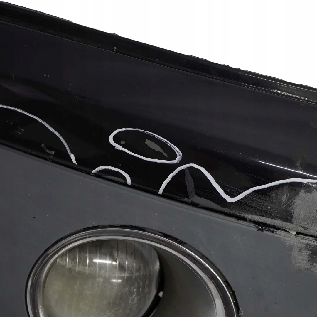 BMW Mini Cooper D R55 R56 Complete Front Bumper Trim Panel Astro Black - A25 - SKU 0430268-ASB - Part number 0430242
