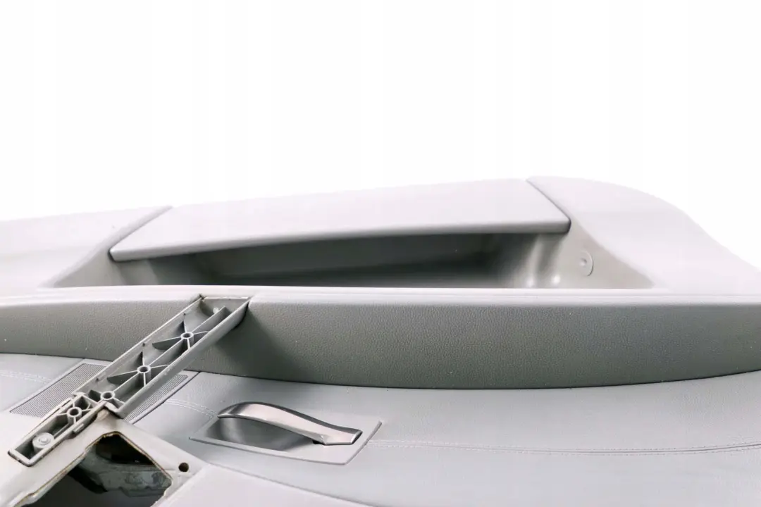 BMW 5 Series E60 E61 Door Card Lining Leather Trim Panel Front Left N/S Grey - SKU 7076169 - Part number 7076169
