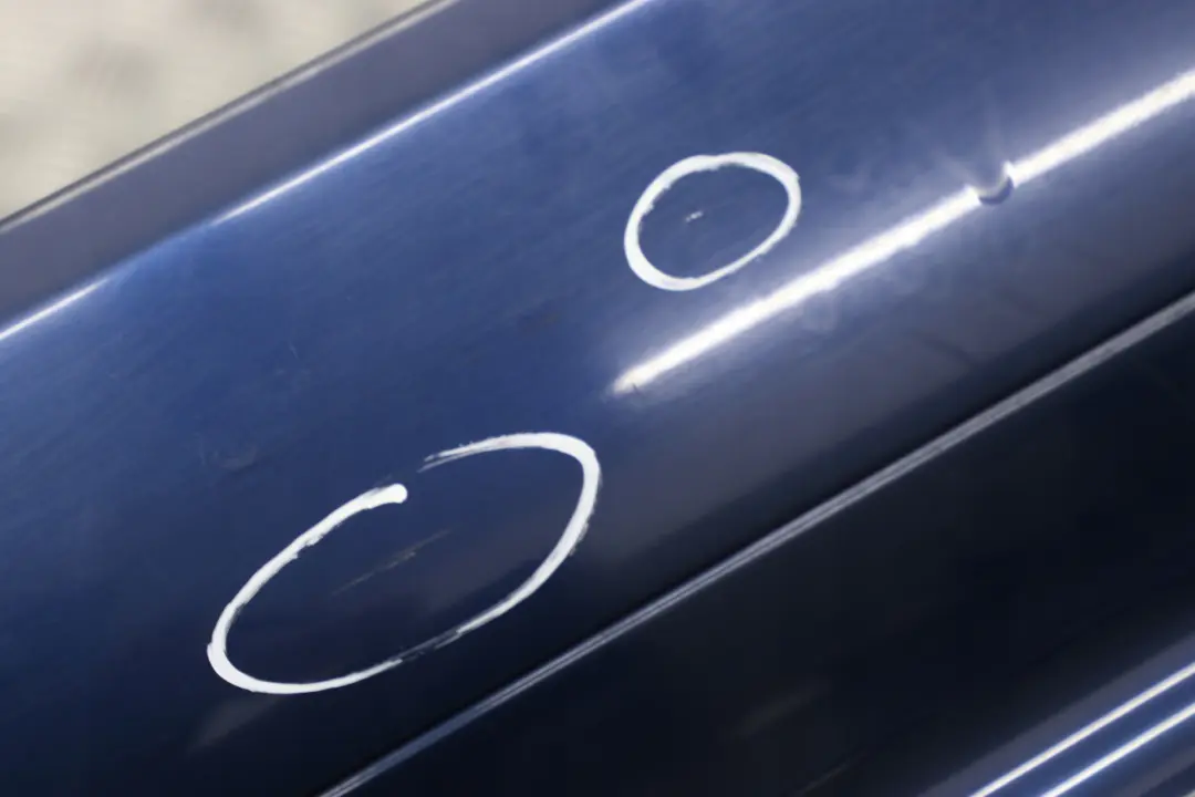 Bumper Trim Panel PDC Mysticblau Blue Metallic to BMW 5 Series E61 Touring Rear with Part number 0306983 BMW 5 Series E61 Touring Rear Bumper Trim Panel PDC Mysticblau Blue Metallic - SKU 0306983-MYS - Part number 0306983