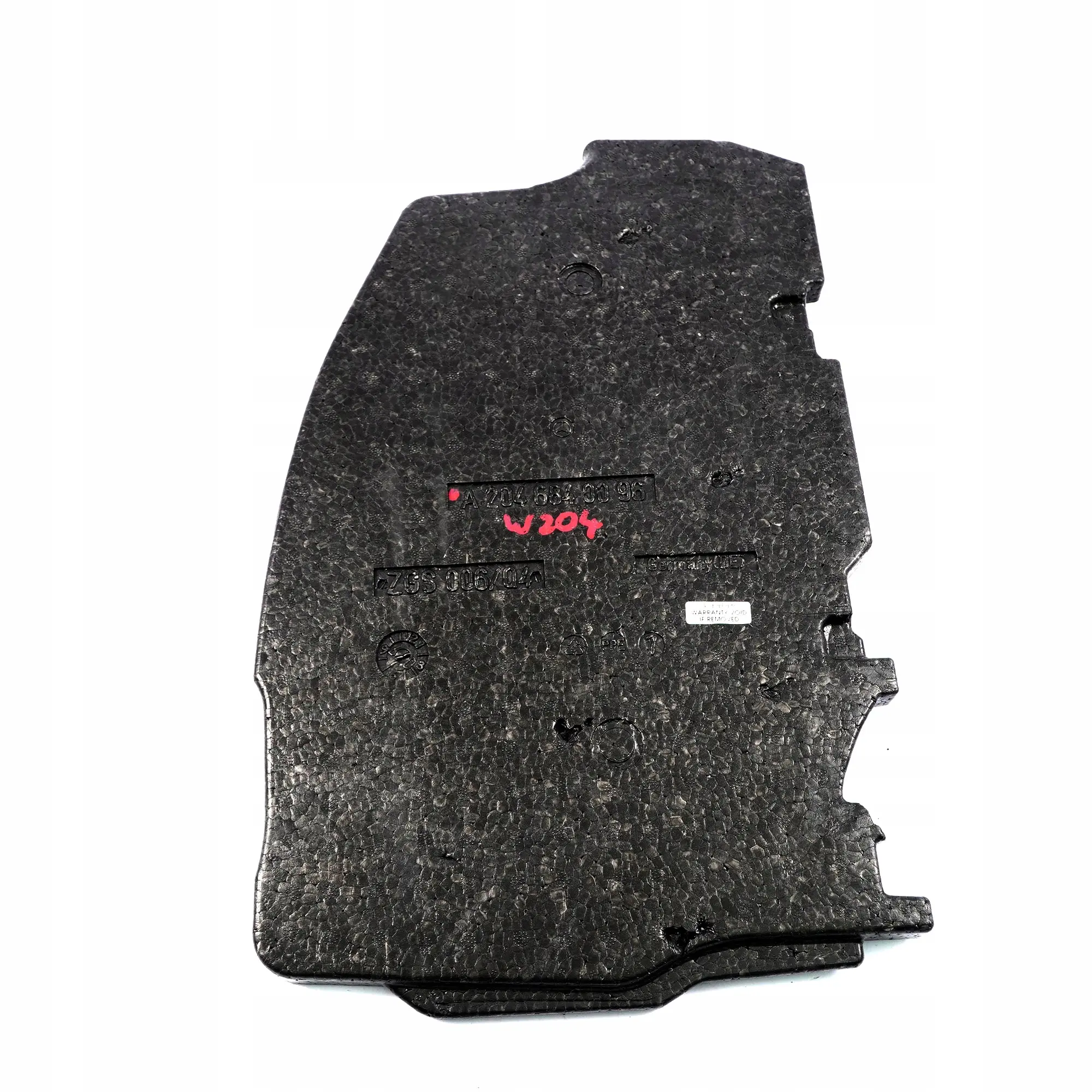 Mercedes W204 Absorbedor Impacto Espacio Piernas Pasajero Delantero A2046840096