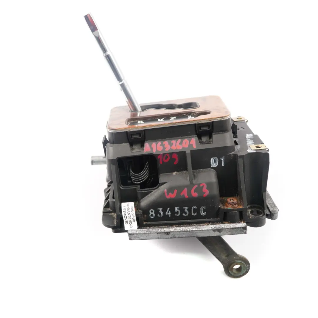 Mercedes-Benz ML W163 Automatic Gearbox Selector Gearshift Mechanism Wood Trim to with Part number A1632601109 Mercedes-Benz ML W163 Automatic Gearbox Selector Gearshift Mechanism Wood Trim - SKU A1632601109 - Part number A1632601109