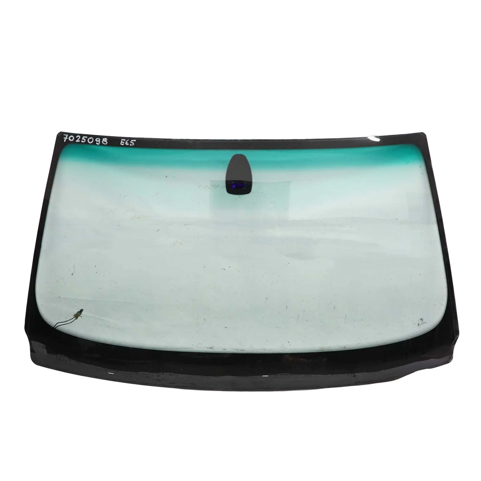 BMW 7 E65 Front Window Windscreen Windsheld Glass Rain Sensor AS1 Green Stripe PL
